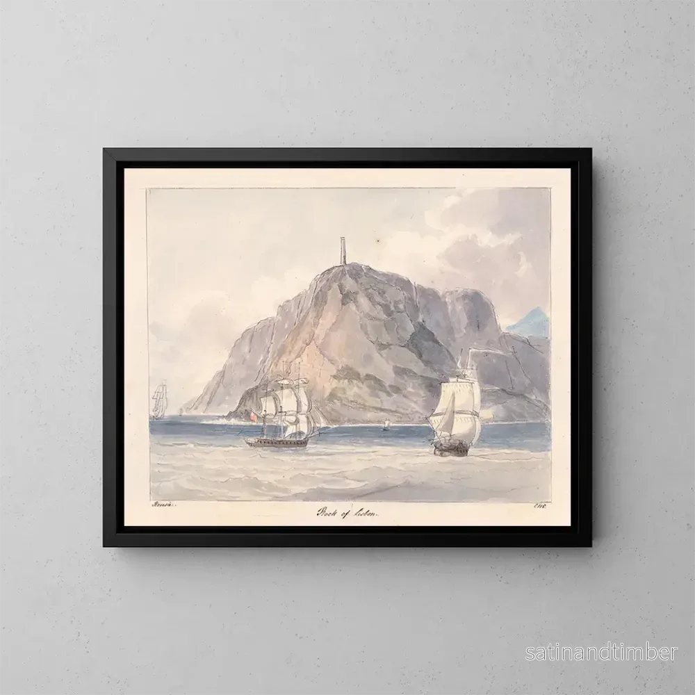 Reproduktion av målningen Rocher de Lisbonne – Charles Hamilton Smith Reproduktion av målningen Rocher de Lisbonne – Charles Hamilton Smith