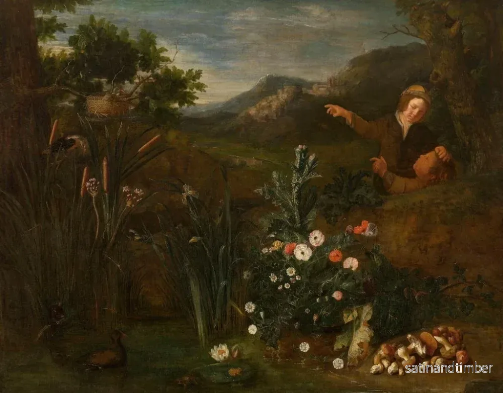 Reproduktion av målningen Le Nid d'oiseaux - Pieter Snyers - Bild 2