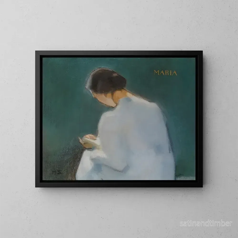 Reproduktion av målningen Marie - Helene Schjerfbeck