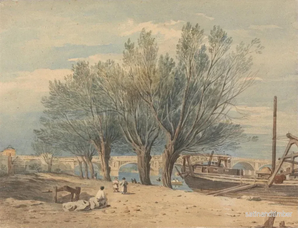 Reproduktion av målningen Pont de Vauxhall - John Varley - Bild 2