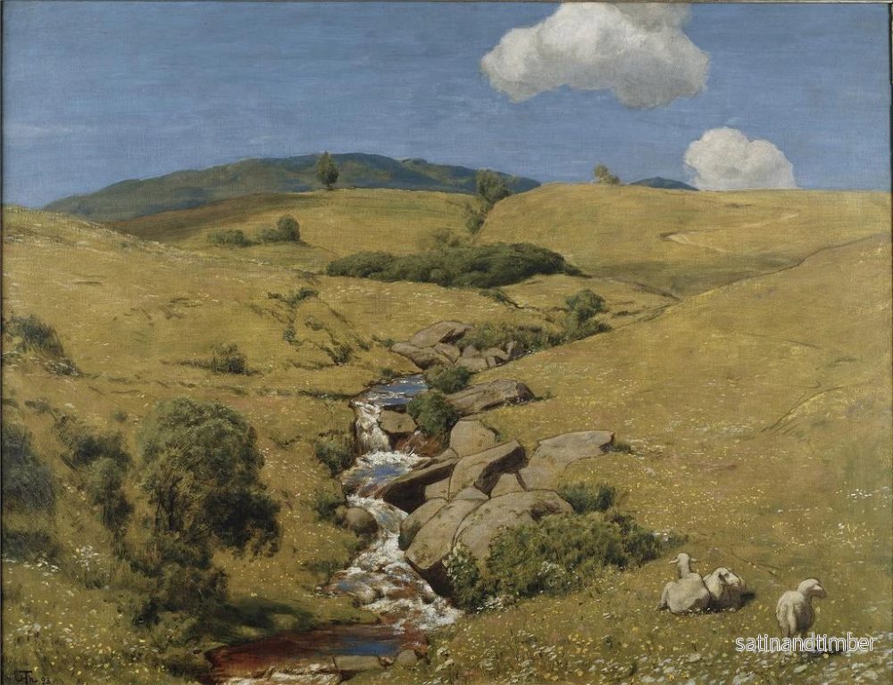 Reproduktion av målningen Vy från Schwarzwald - Hans Thoma - Bild 2