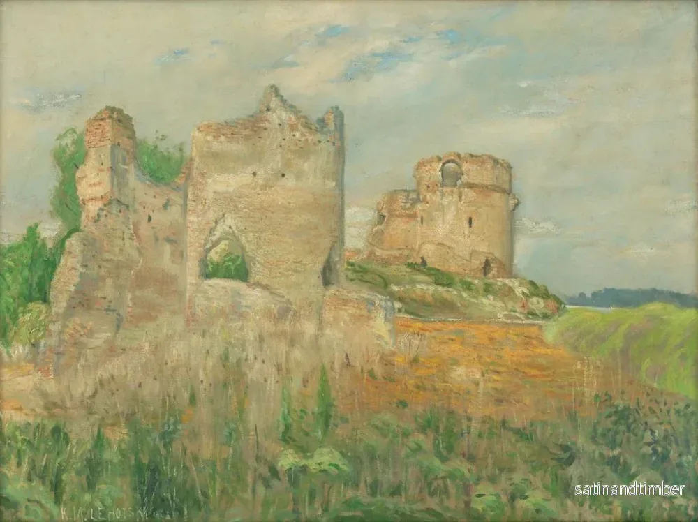 Reproduktion av målningen Ruines du château B - Karol Miloslav Lehotský - Bild 2