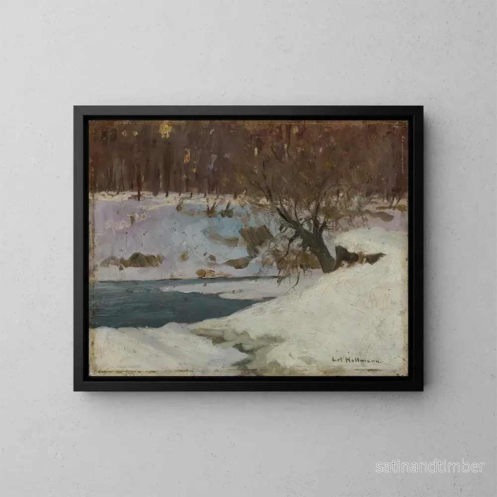 Reproduktion av målningen Rivage hivernal – Carl Hollmann Reproduktion av målningen Rivage hivernal – Carl Hollmann