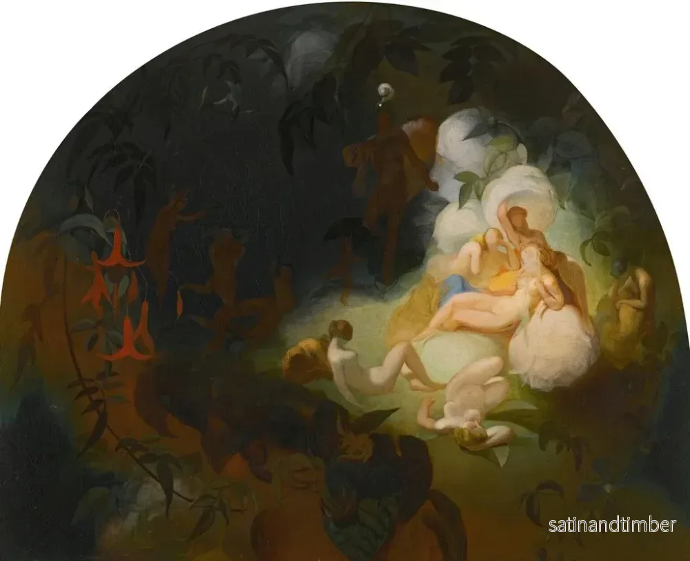 Reproduktion av målningen Titania dort - Robert Huskisson - Bild 2