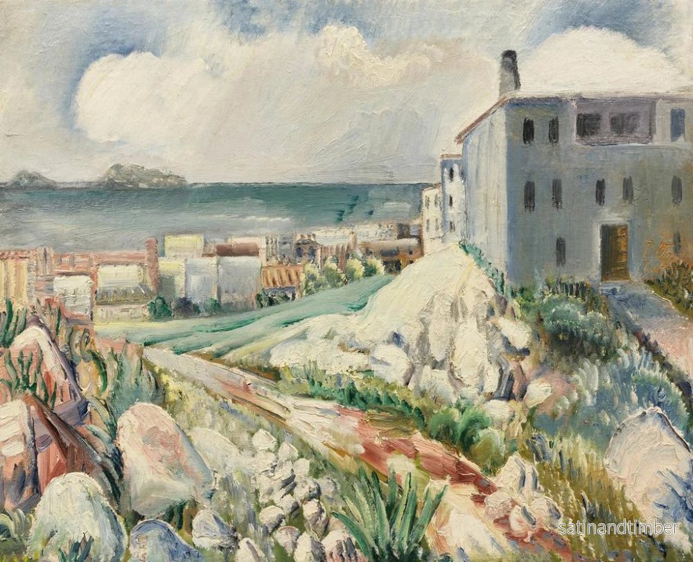 Reproduktion av målningen Landskap nära Marseille - Paul Kleinschmidt - Bild 2