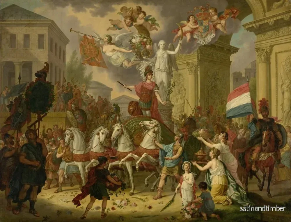 Reproduktion Allégorie av den – Cornelis Van Cuylenburgh II - Bild 2