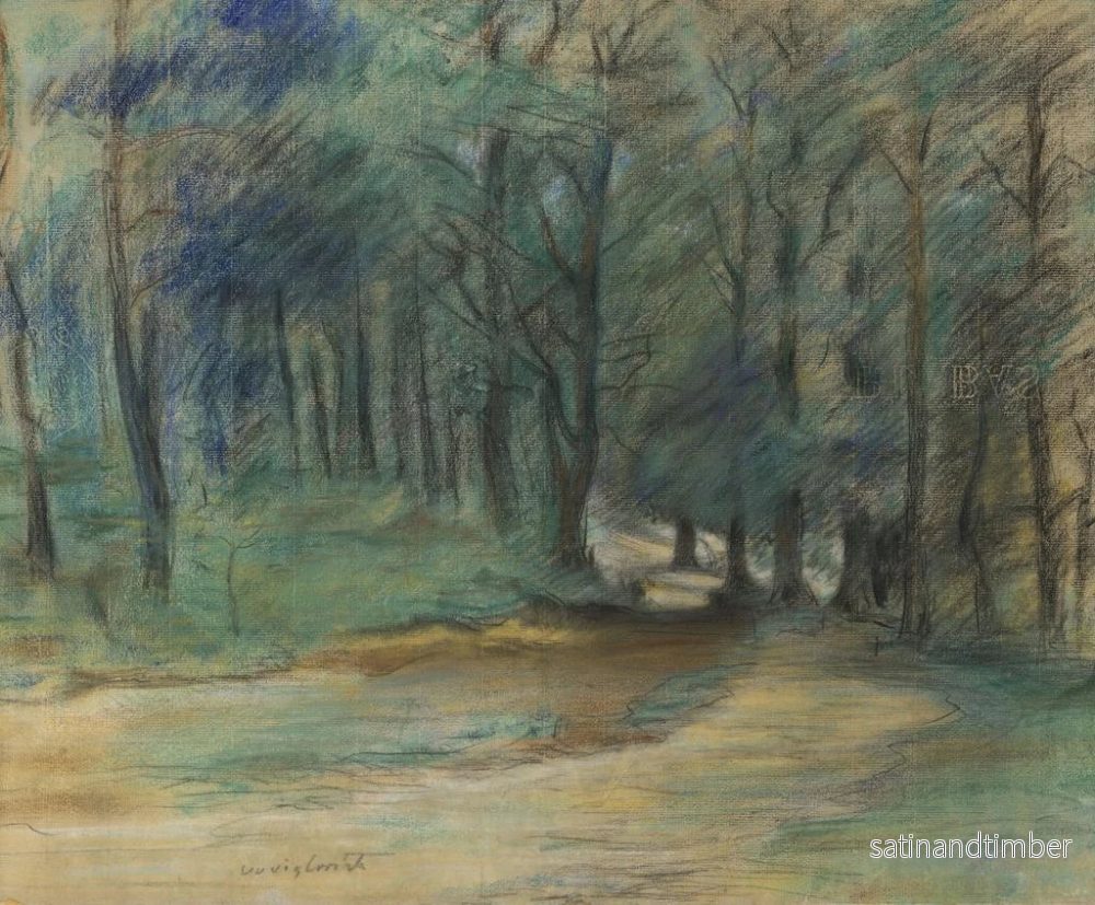 Reproduktion av målningen Sentier forestier - Lovis Corinth - Bild 2
