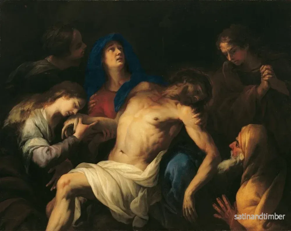 Reproduktion av målningen Lamentation du Christ - Peter Strudel - Bild 2