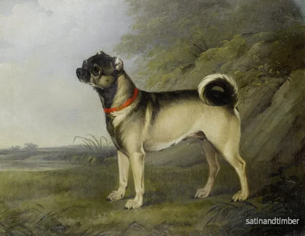 Reproduktion av målningen En favoritkarlinhund - Henry Bernard Chalon - Bild 2