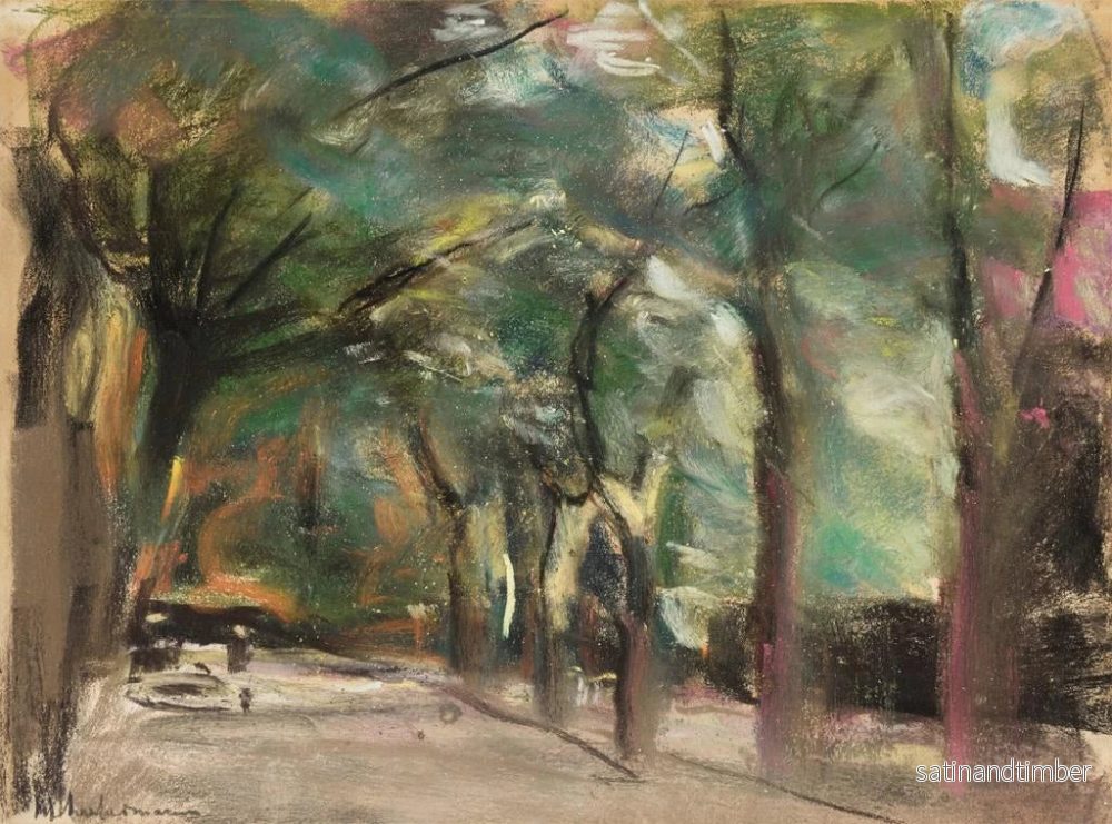 Reproduktion av målningen Avenue I - Max Liebermann - Bild 2