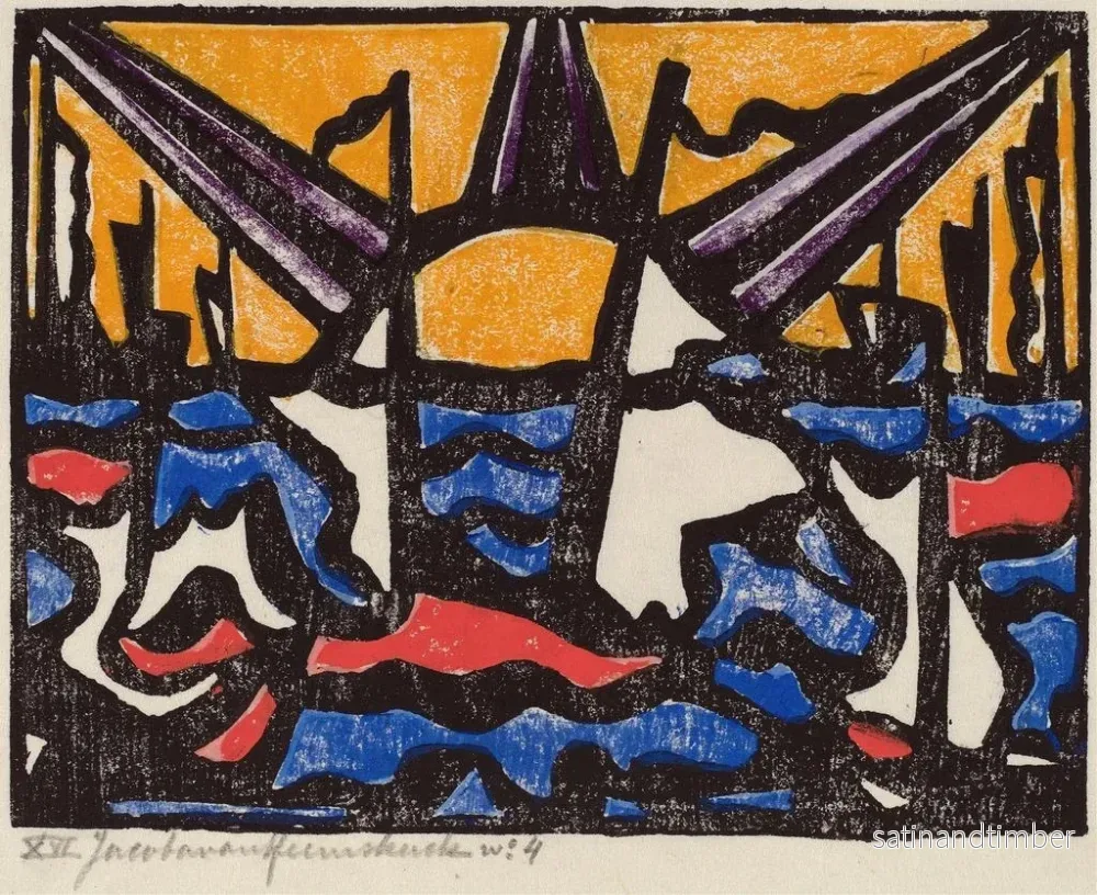 Reproduktion av målningen Landskap med en sol - Jacoba van Heemskerck - Bild 2