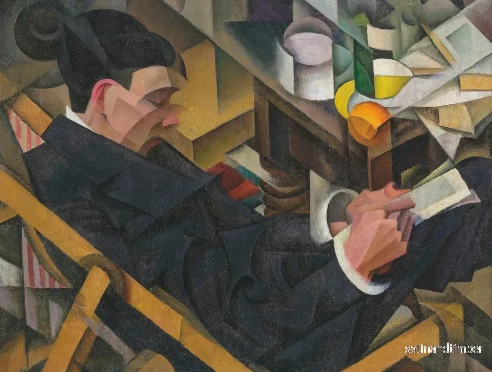 Reproduktion av målningen Portrait d'un homme lisant - Paul Kotlarevsky - Bild 2