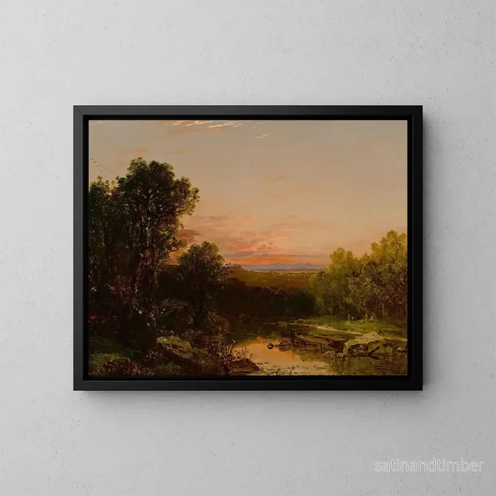 Reproduktion av målningen Solnedgång över Catskills – John Frederick Kensett Reproduktion av målningen Solnedgång över Catskills – John Frederick Kensett
