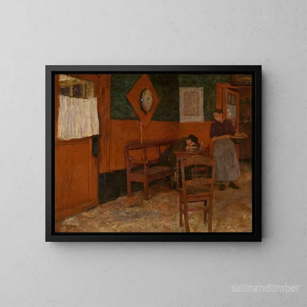 Reproduktion av målningen L'Auberge rouge - Charles Mertens