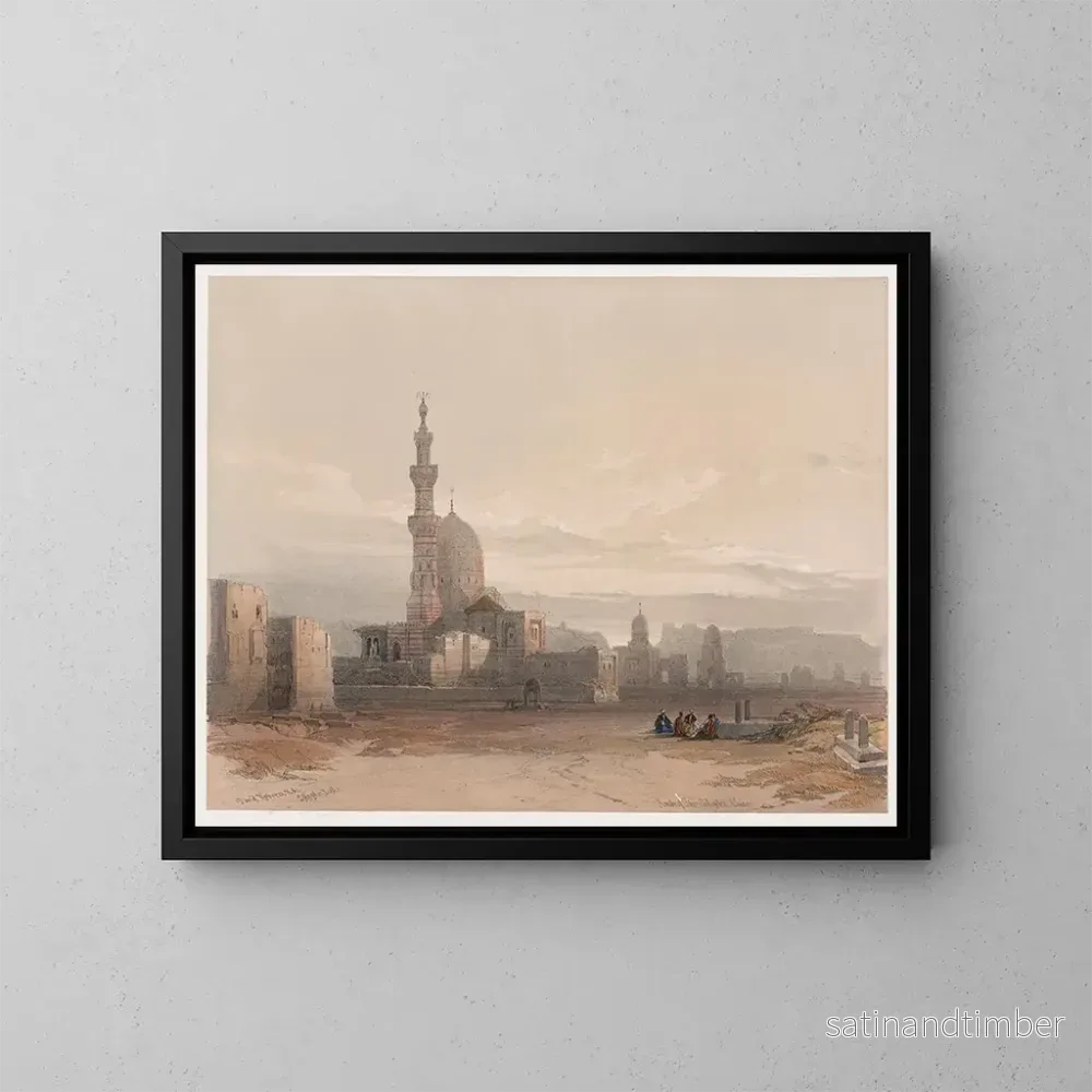 Reproduktion av målningen Tombeaux des califes du Caire – David Roberts Reproduktion av målningen Tombeaux des califes du Caire – David Roberts