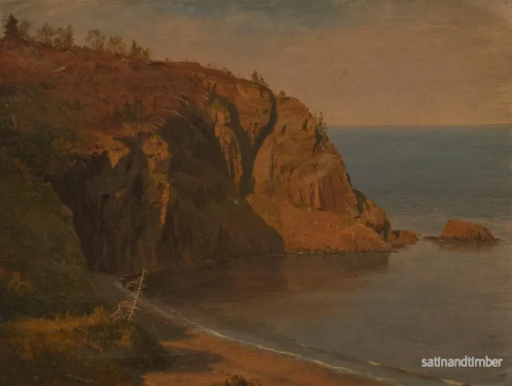 Reproduktion av målningen Côte de l'île Grand Manan, Kanada - Frederic Edwin Church - Bild 2