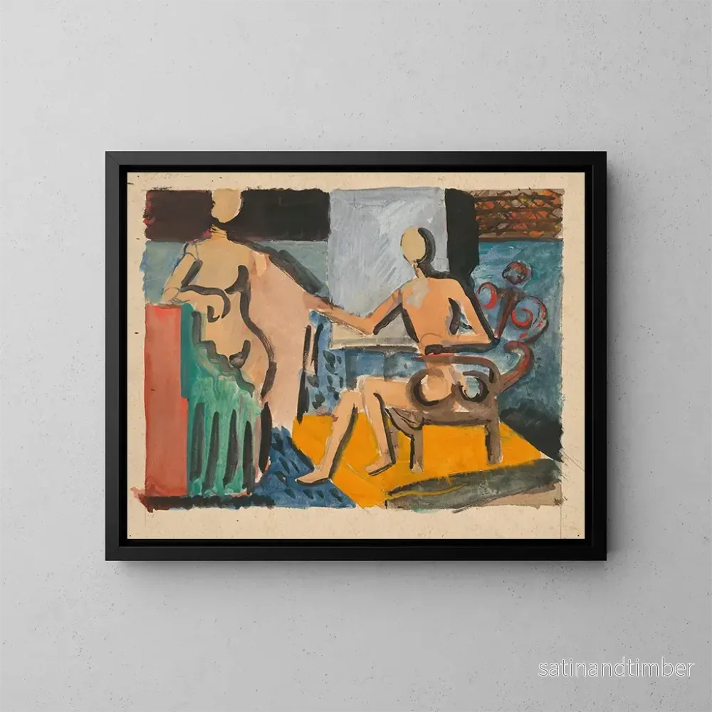 Reproduktion av målningen Atelier - Cyprian Majernik