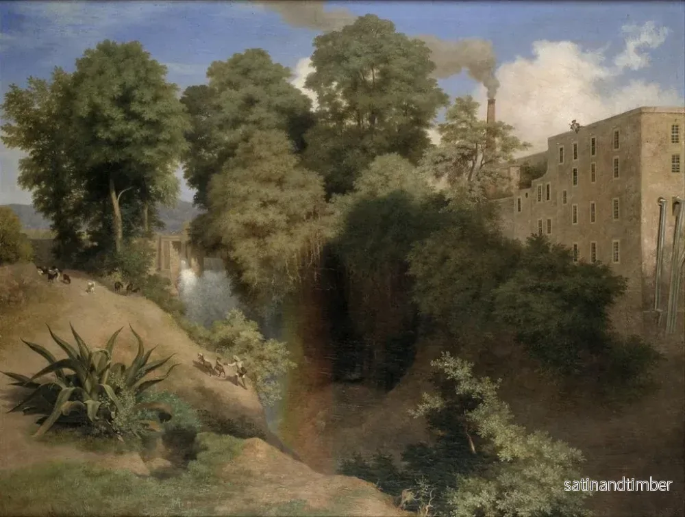 Reproduktion av målningen Le Pâtre de San Angel - José María Velasco - Bild 2