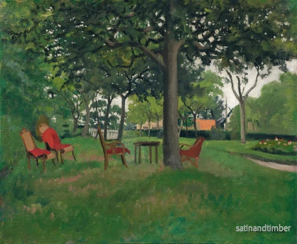 Reproduktion av målningen Les Fauteuils de Varengeville - Félix Vallotton - Bild 2