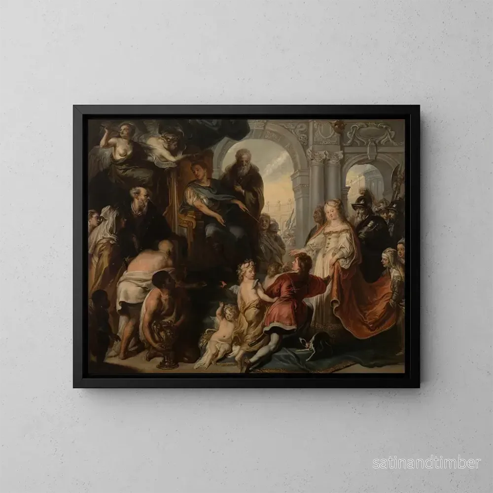 Reproduktion av målningen La continence de Scipion l'Africain - Theodoor van Thulden
