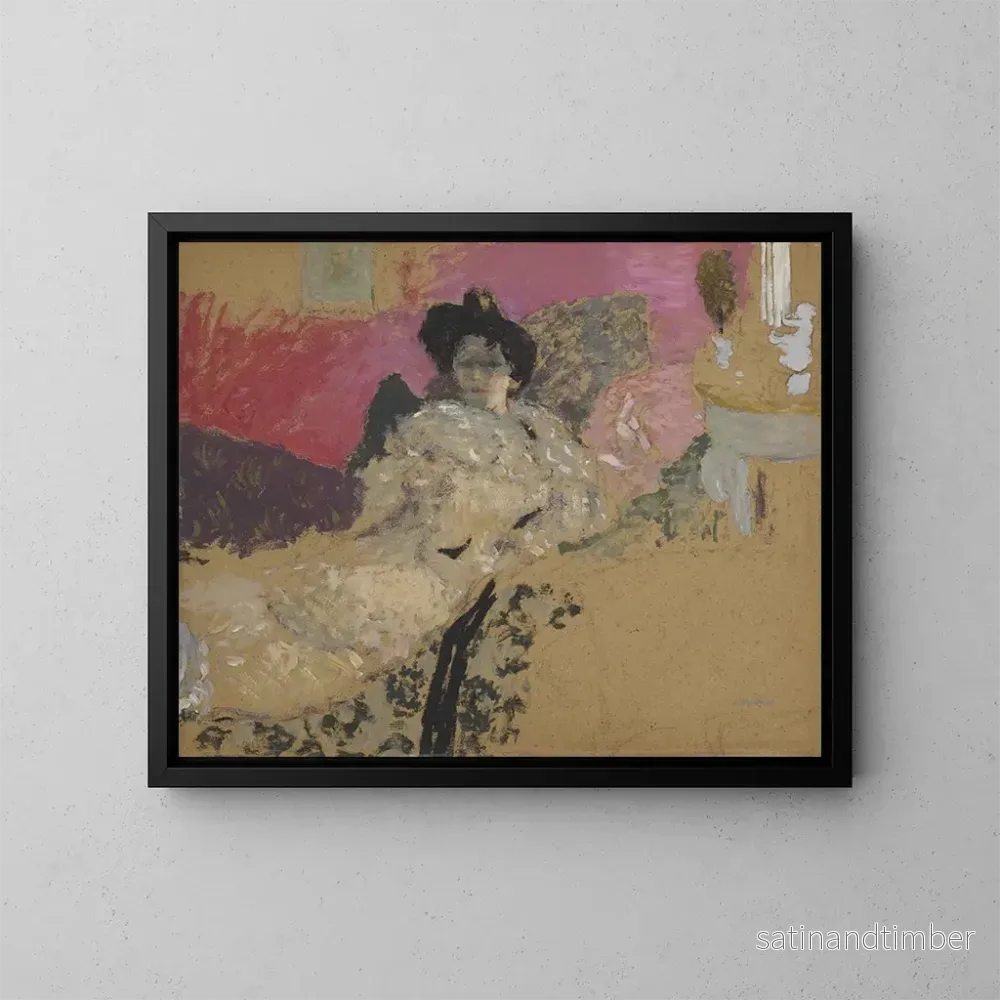 Reproduktion av målningen Studie för porträttet av Madame Delierre – Édouard Vuillard Reproduktion av målningen Studie för porträttet av Madame Delierre – Édouard Vuillard