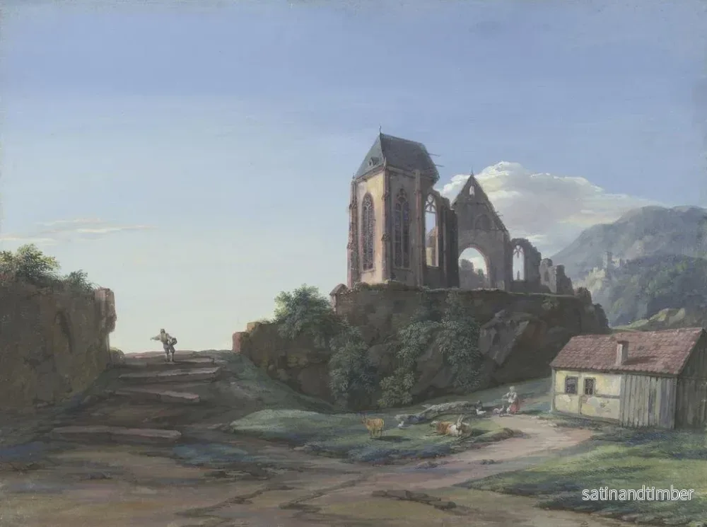 Reproduktion En gotisk – Christian Georg Schütz den yngre - Bild 2