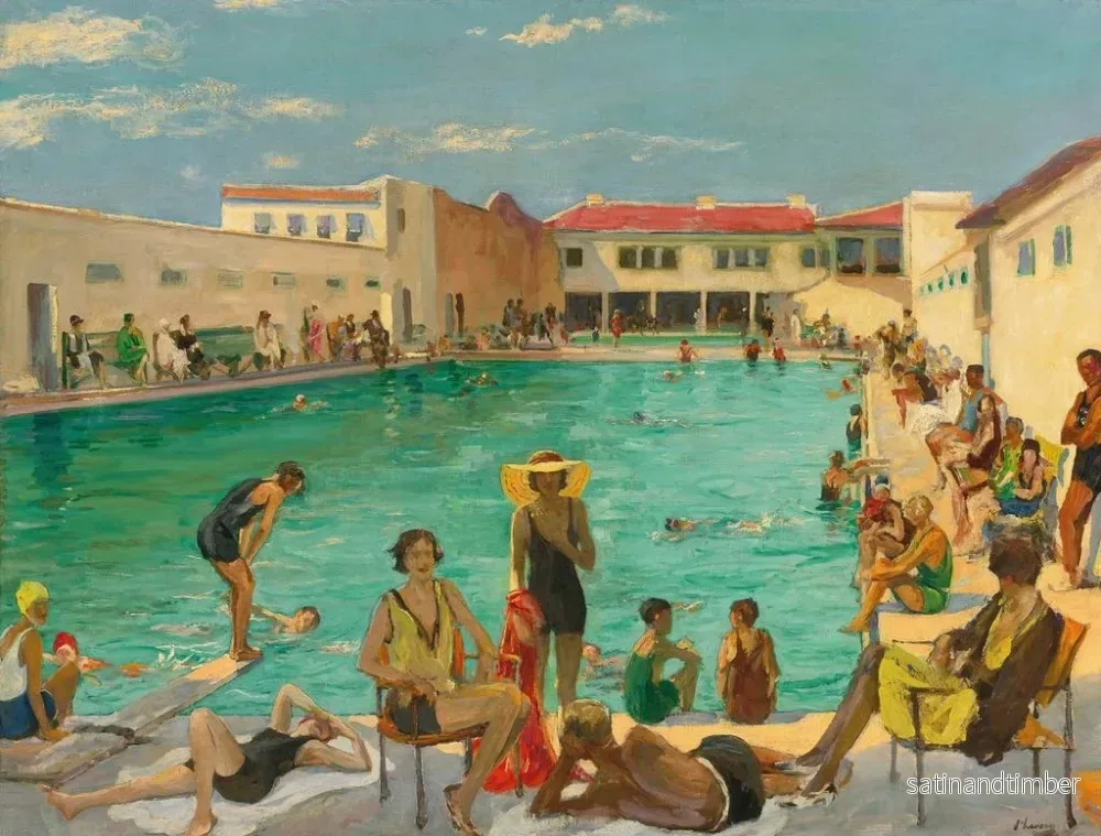 Reproduktion av målningen Vinter i Florida - Sir John Lavery - Bild 2