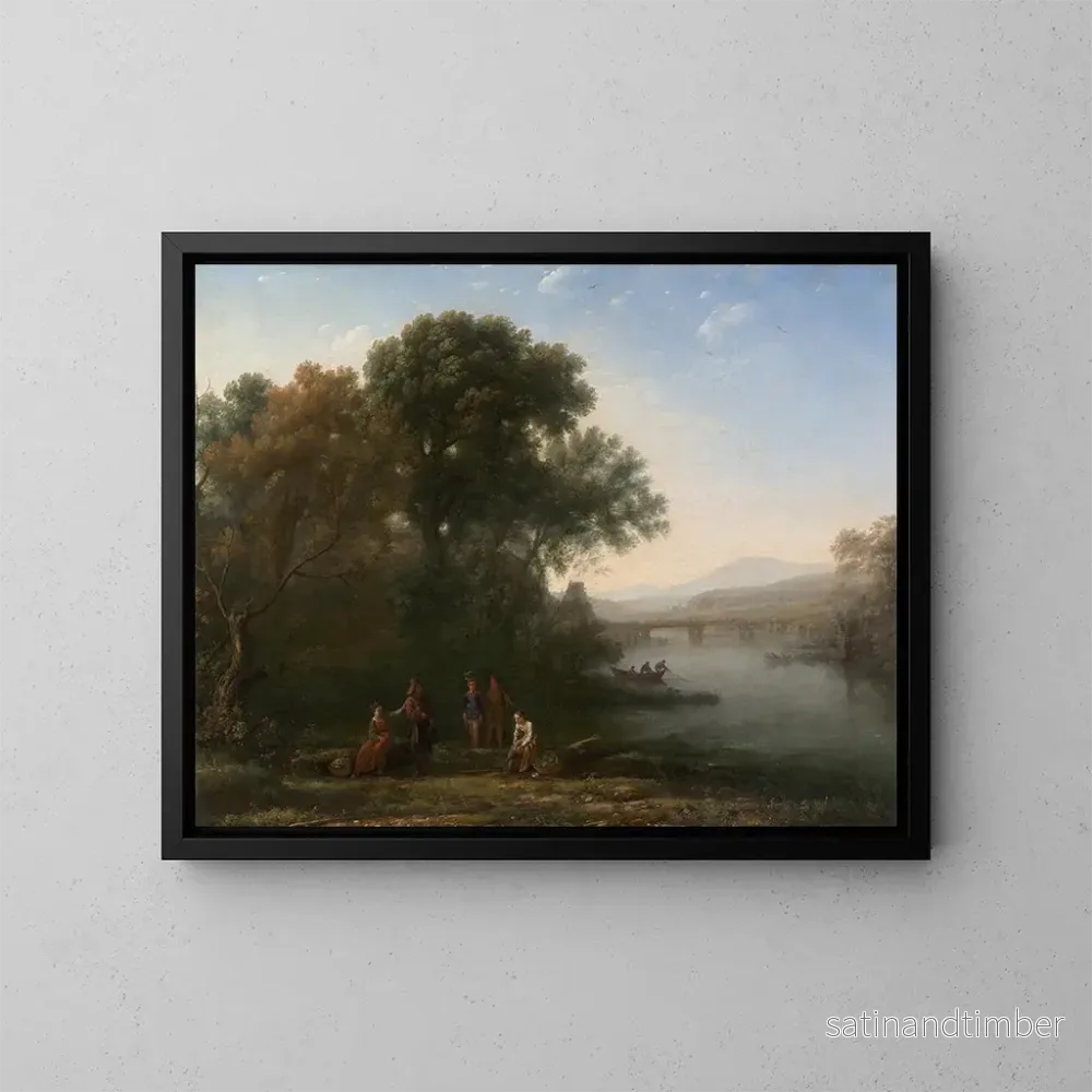 Reproduktion av målningen Le Ford – Claude Lorrain Reproduktion av målningen Le Ford – Claude Lorrain