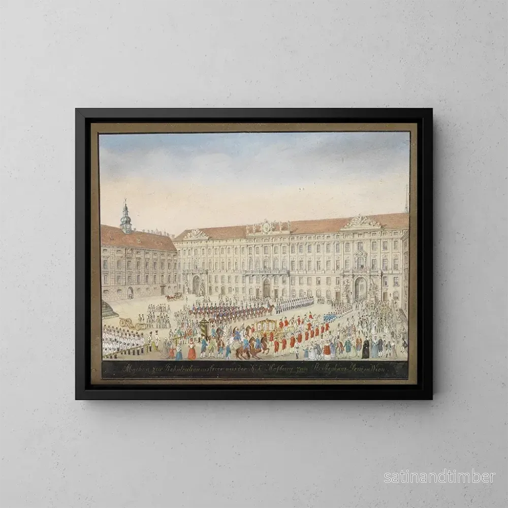 Reproduktion av målningen Fête-Dieu - Balthasar Wigand