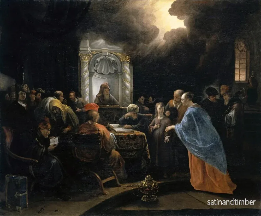 Reproduktion av målningen Le Christ parmi les docteurs - Jan Steen - Bild 2