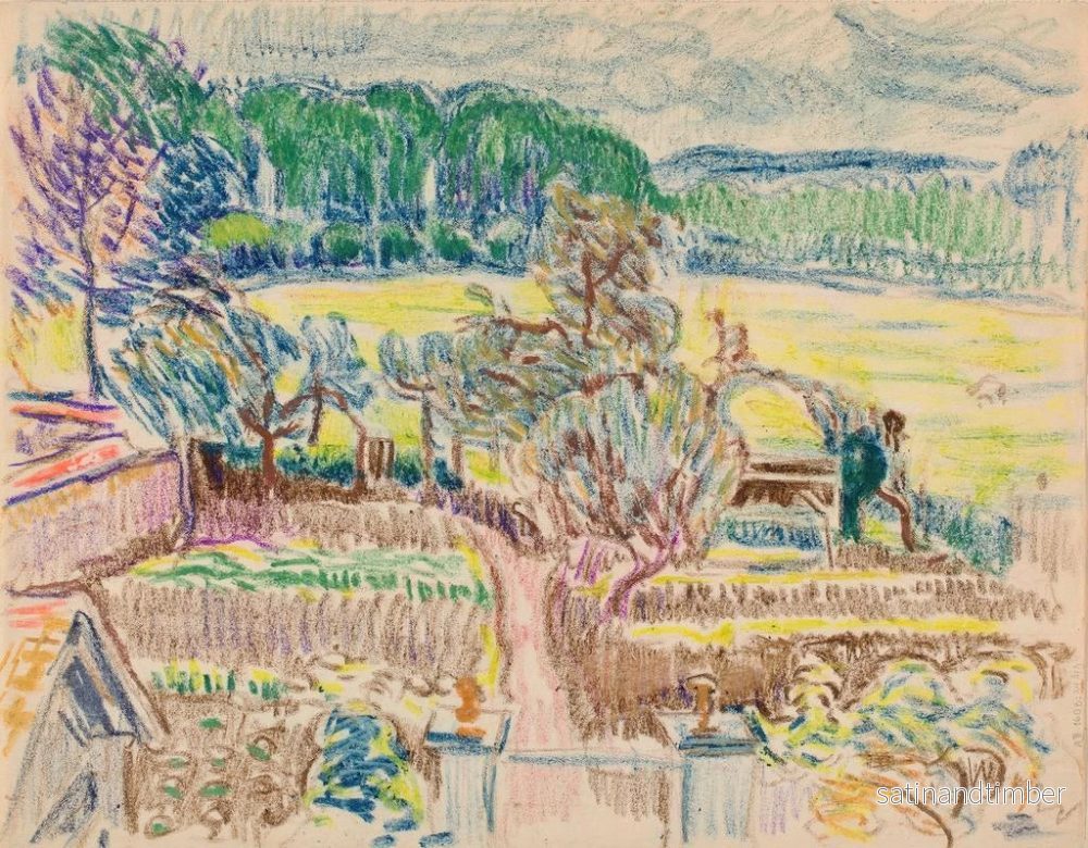 Reproduktion av målningen Trädgård - Magnus Enckell - Bild 2