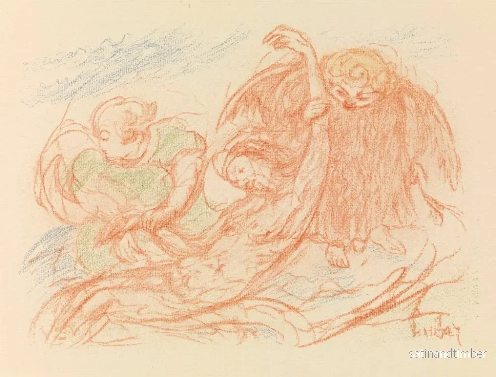 Reproduktion av målningen Le Christ et les anges - James Ensor - Bild 2