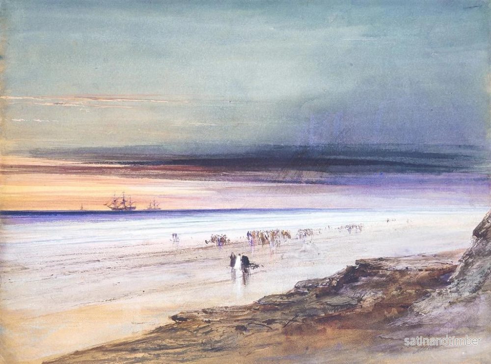 Reproduktion av målningen Strandscen - James Hamilton - Bild 2