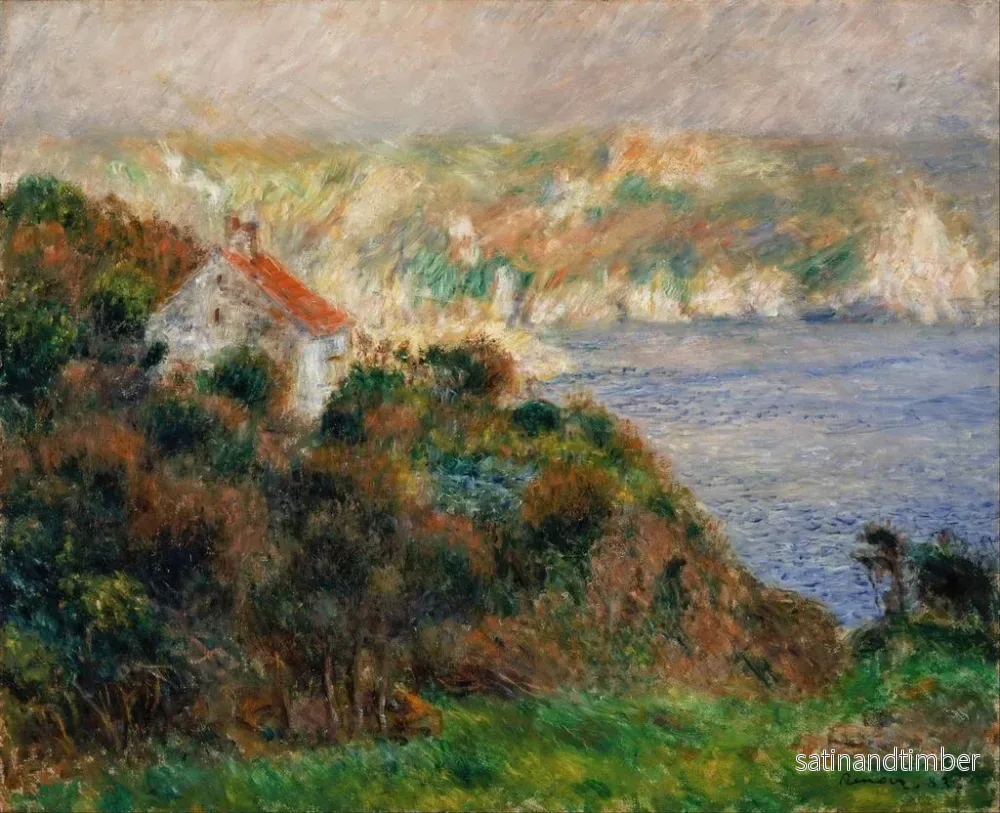 Reproduktion av målningen av dimma över Guernsey - Pierre-Auguste Renoir - Bild 2
