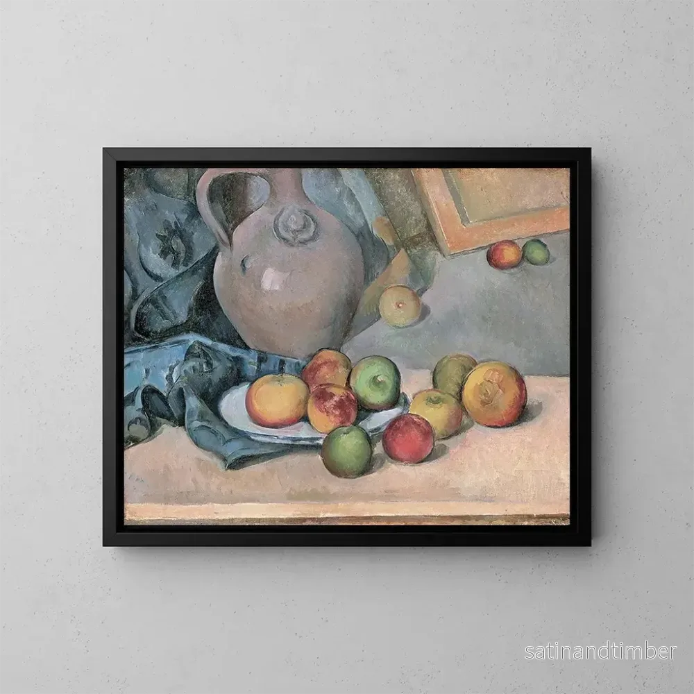 Reproduktion av målningen Pichet i stengods - Paul Cézanne