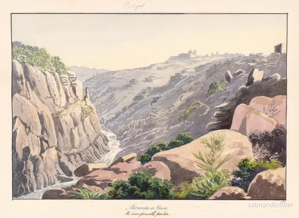 Reproduktion av målningen Miranda de Duero - Charles Hamilton Smith - Bild 2