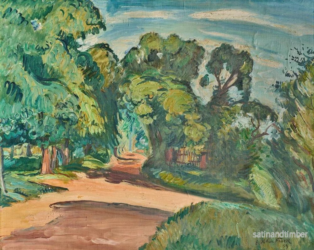 Reproduktion av målningen La croisée des chemins - Émile Othon Friesz - Bild 2