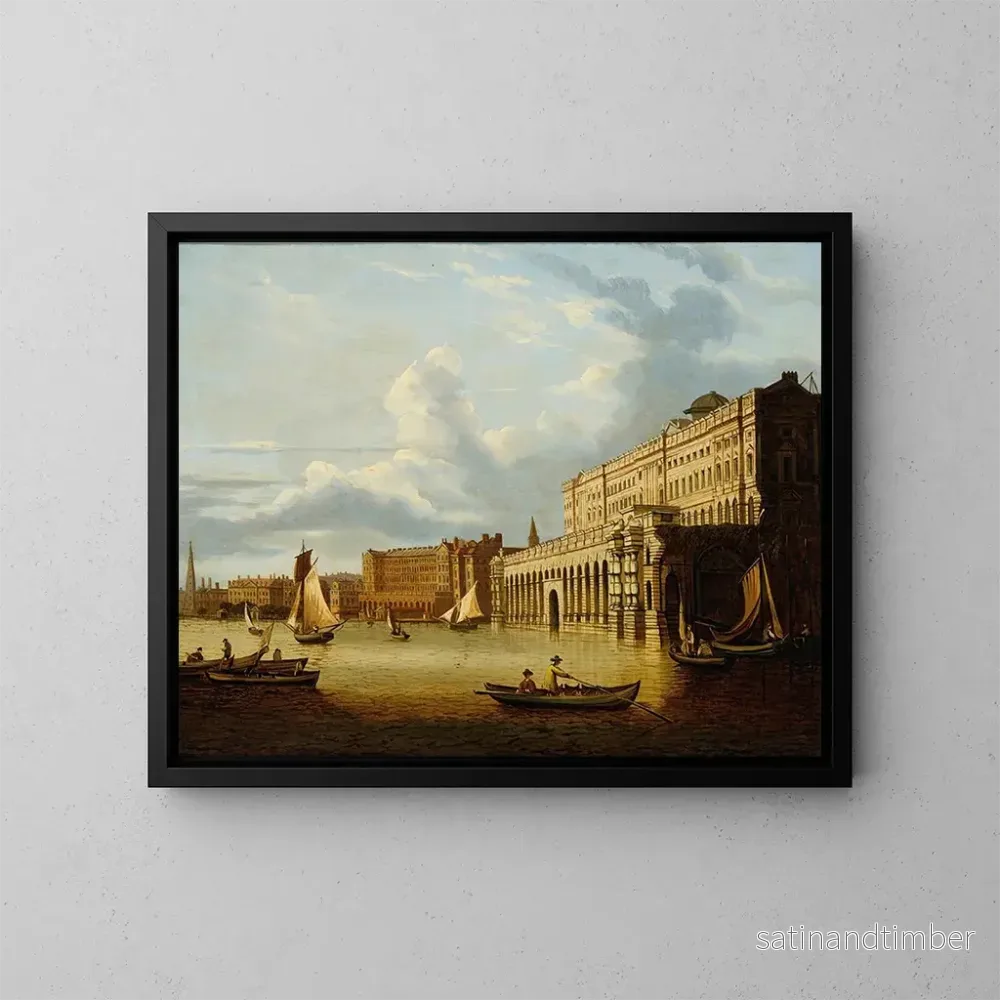 Reproduktion av målningen Maison de Somerset – Ecole de Sir John Dean Paul Reproduktion av målningen Maison de Somerset – Ecole de Sir John Dean Paul