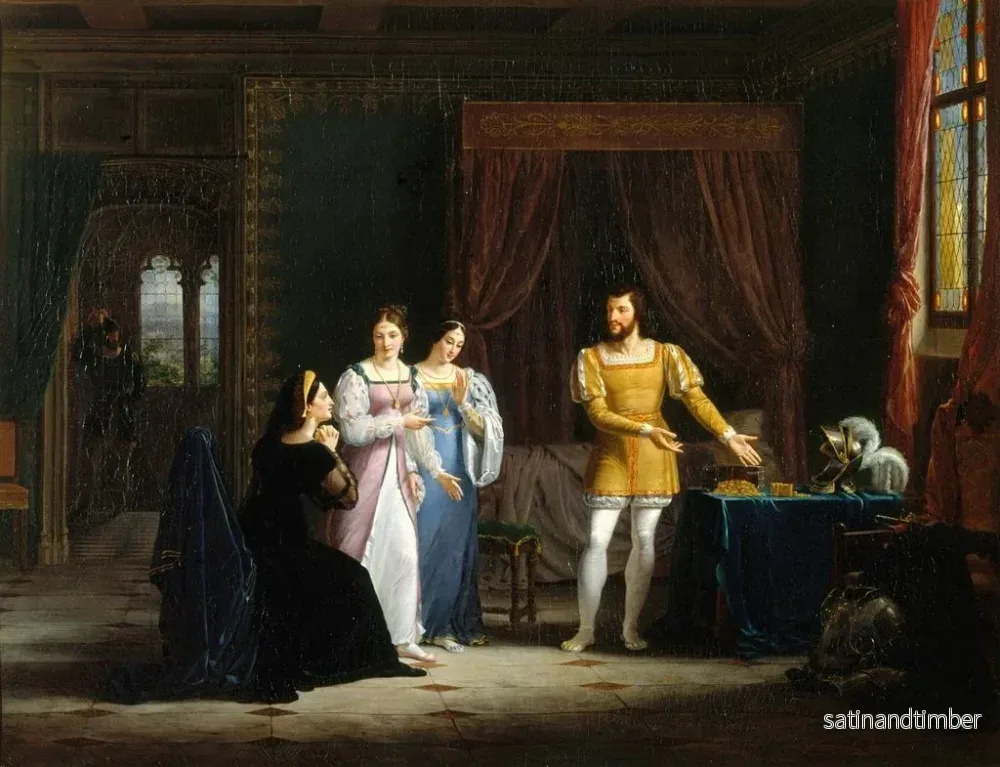 Reproduktion av målningen La générosité de Bayard - Henri-Joseph Boichard - Bild 2