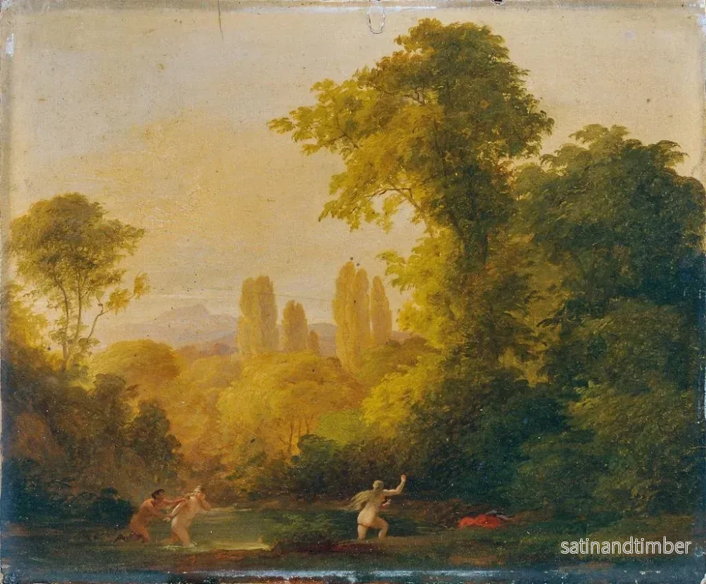 Reproduktion av målningen Landskap med mytologiska figurer - Franz Schrotzberg - Bild 2