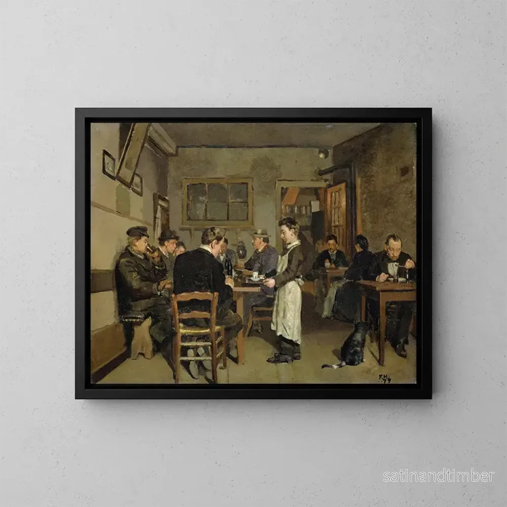 Reproduktion av målningen Maison d'hôtes - Ferdinand Hodler