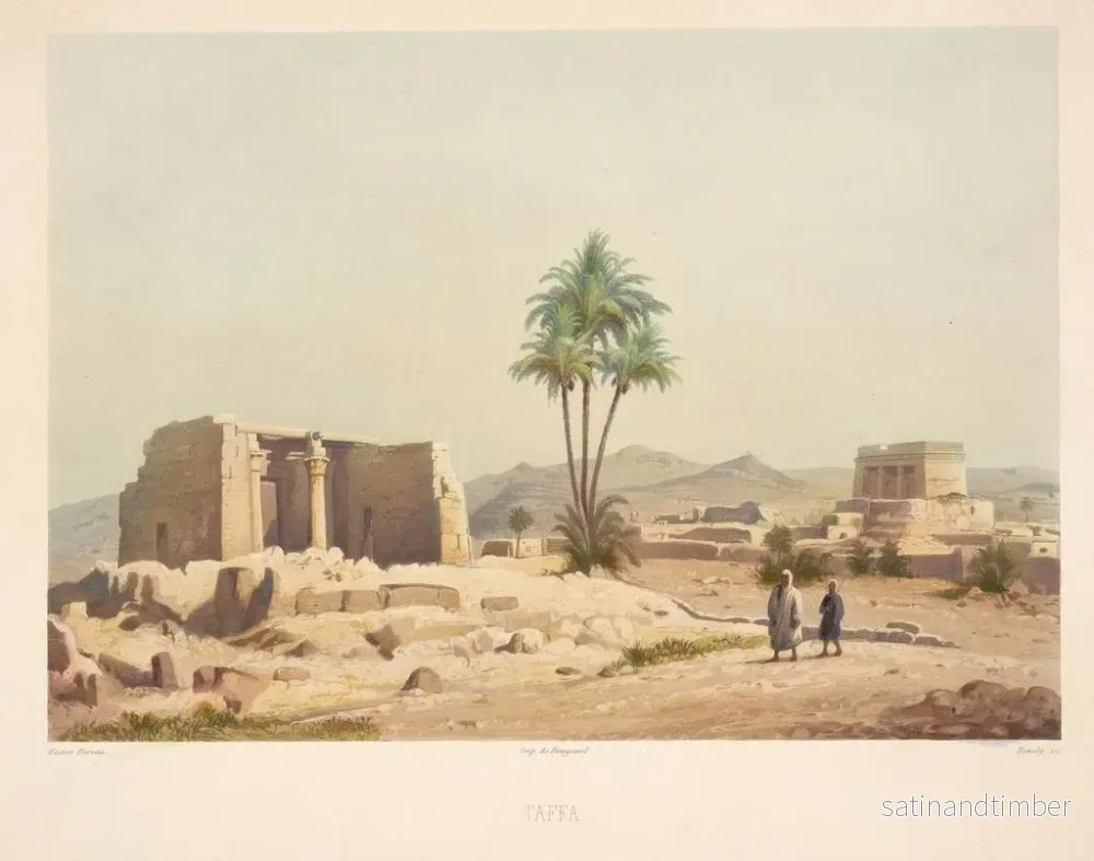 Reproduktion av målningen Taffa - Hector Horeau - Bild 2