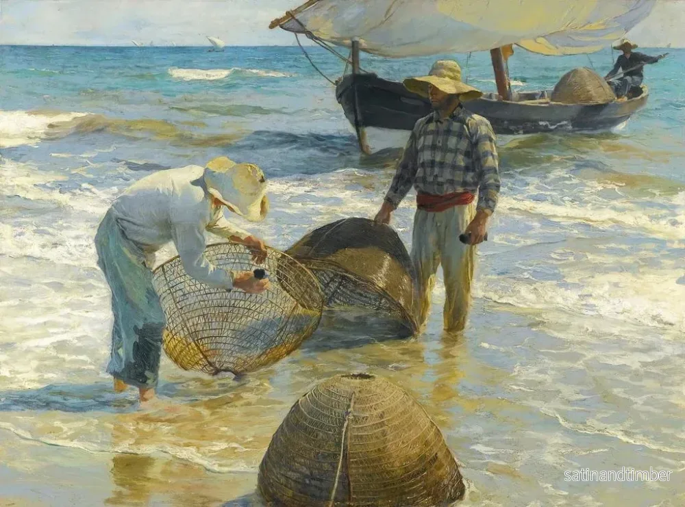 Reproduktion av målningen Fiskare från Valencia - Joaquín Sorolla - Bild 2
