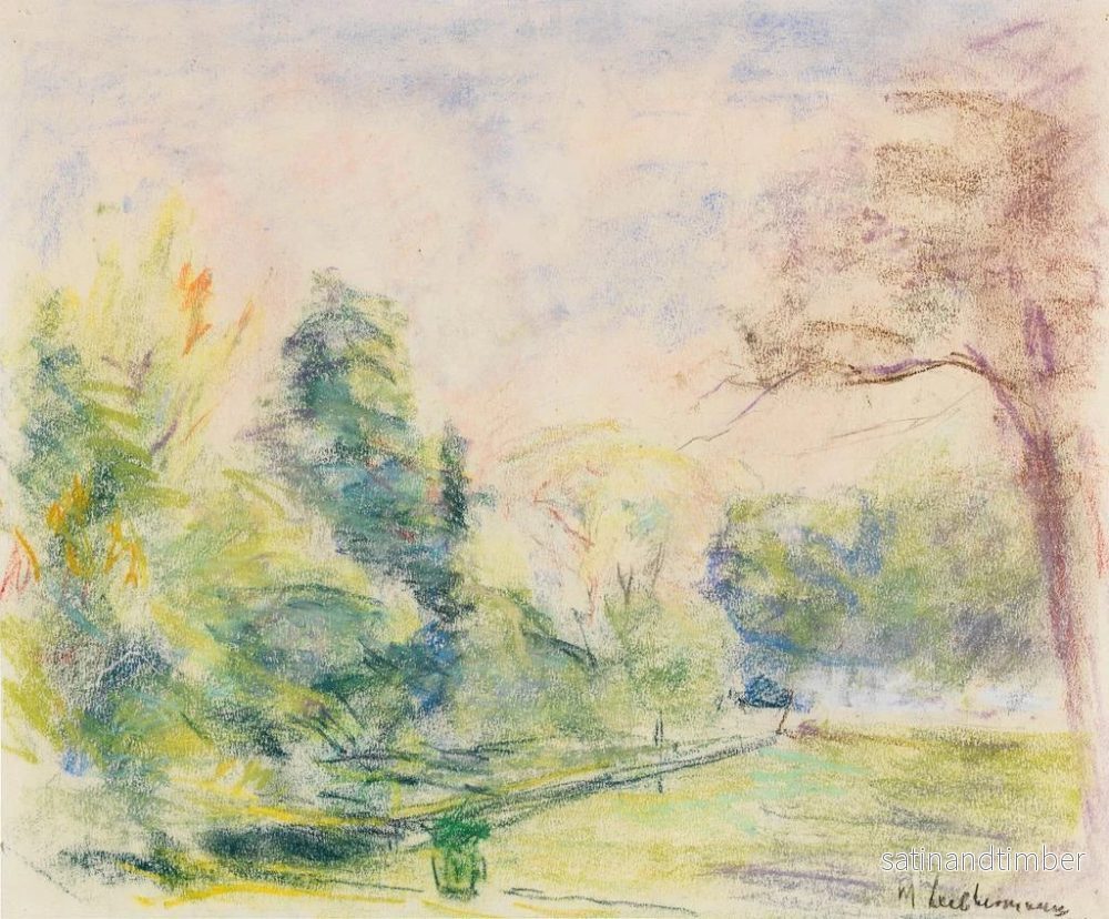 Reproduktion av målningen Vy i min trädgård - Max Liebermann - Bild 2