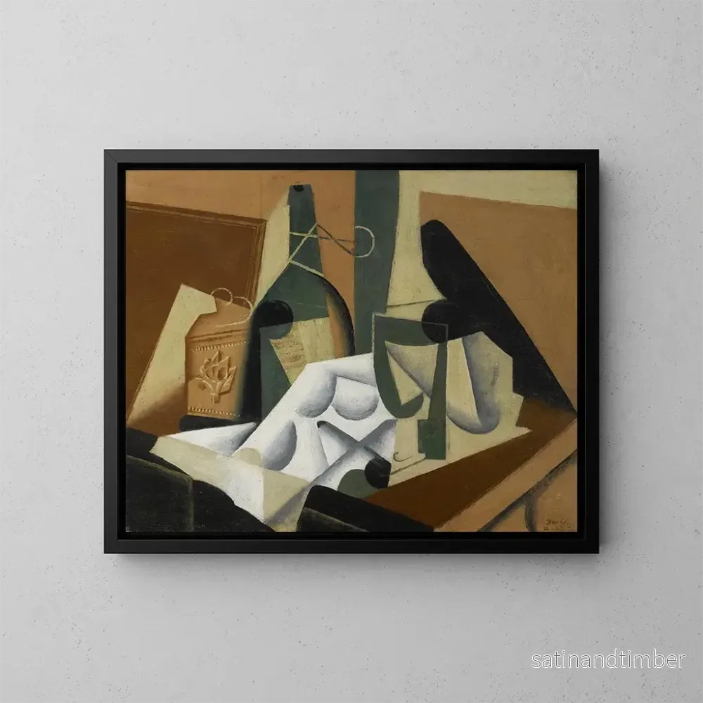 Reproduktion av målningen La nappe blanche - Juan Gris