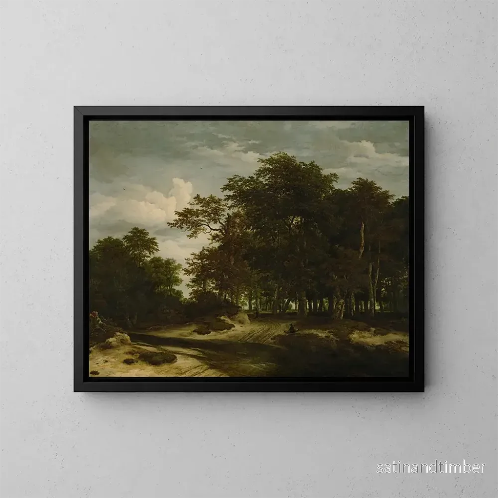 Reproduktion av målningen La Grande Forêt - Jacob van Ruisdael