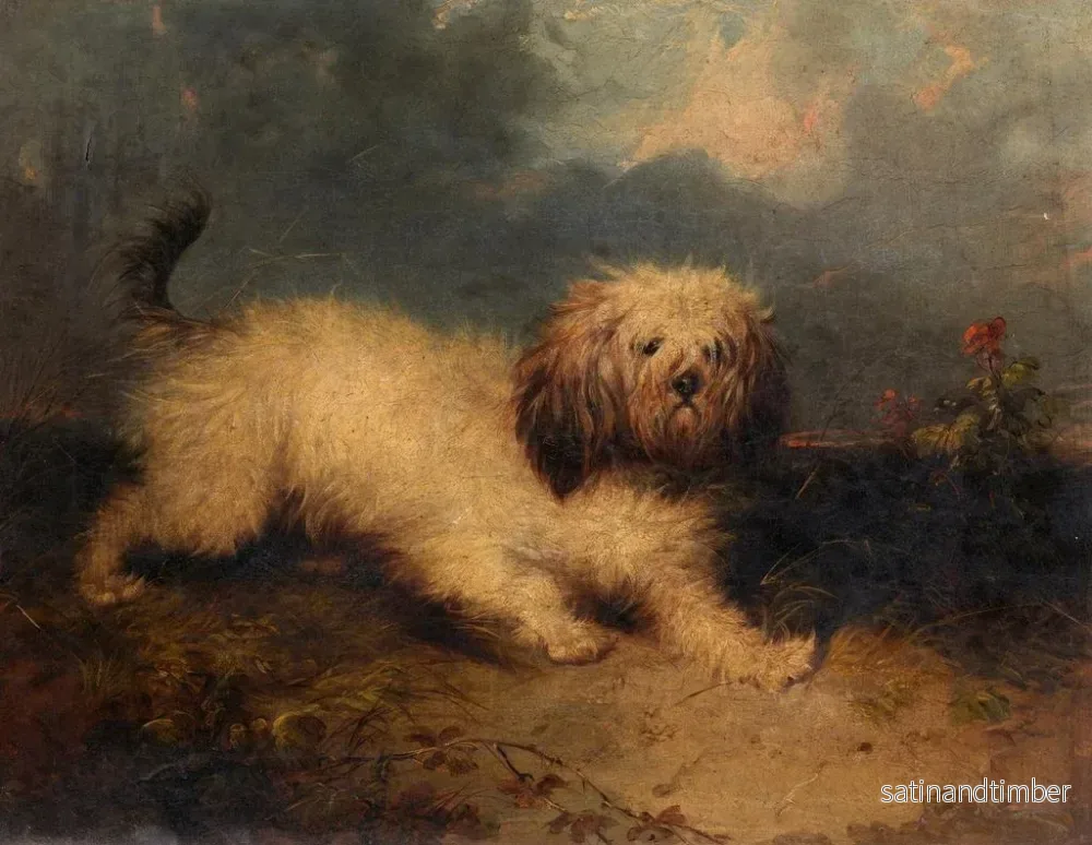 Reproduktion av målningen En hund - George Armfield - Bild 2