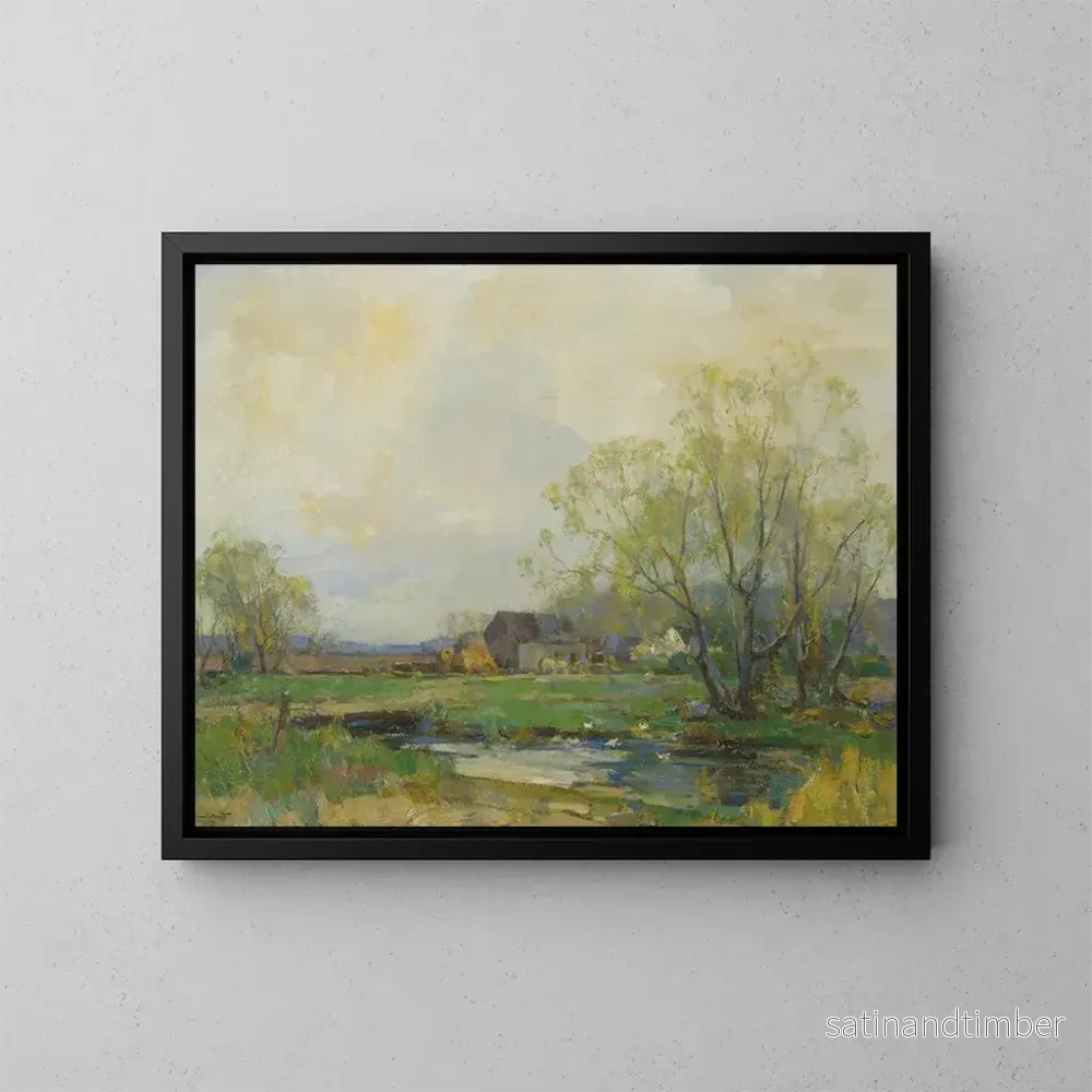 Reproduktion av målningen Le Temps du printemps - Walter Granville-Smith
