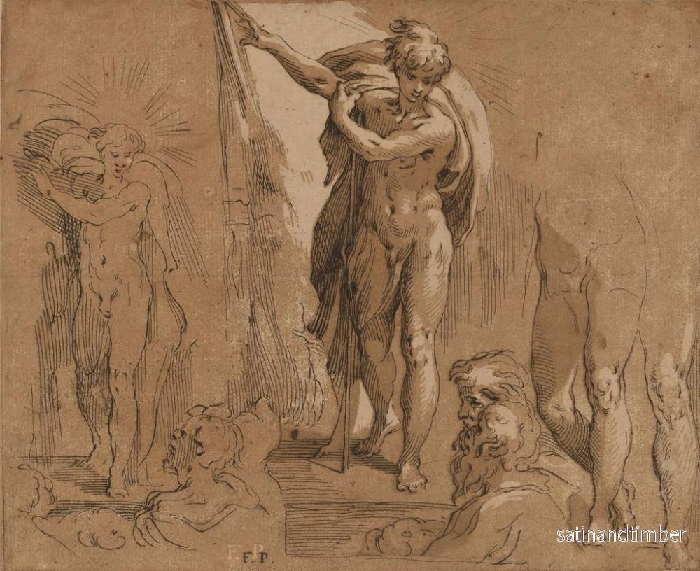 Reproduktion av målningen Saint Jean-Baptiste - Frederick Bloemaert - Bild 2