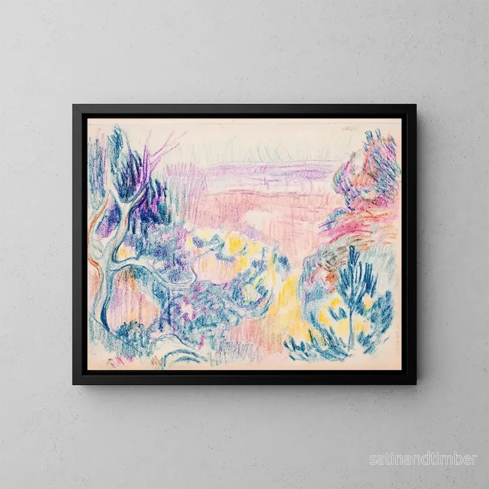 Reproduktion av målningen Landskapsbild av Ranta - Magnus Enckell